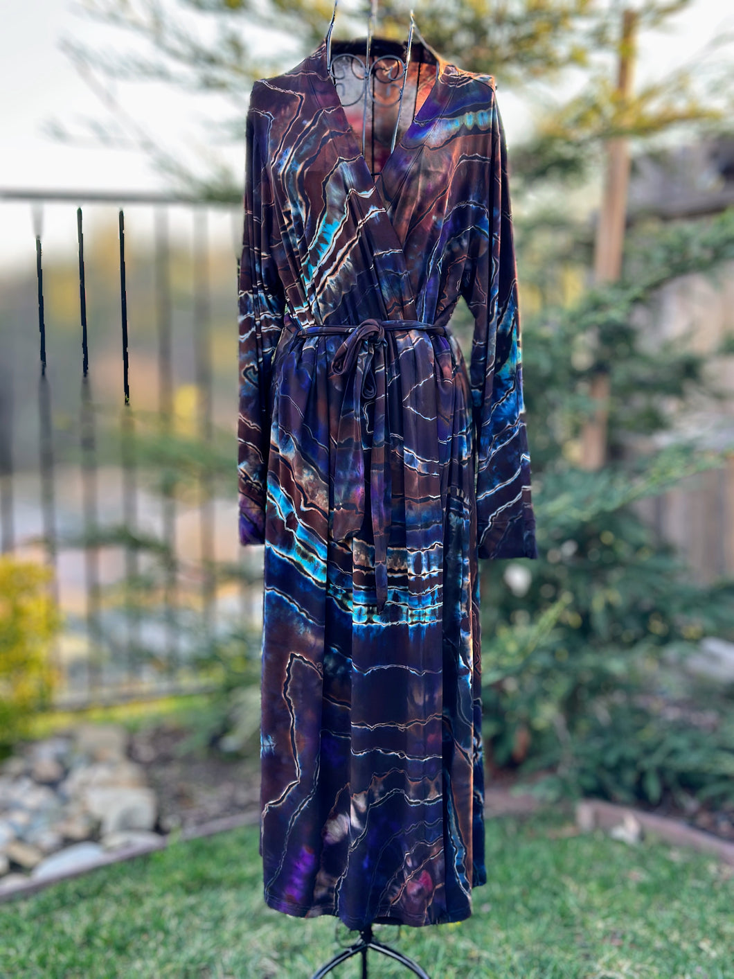 Custom Reverse Geode Bamboo Robe for Bob