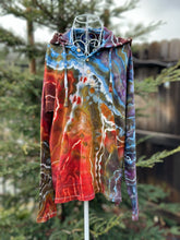 Load image into Gallery viewer, Custom Geode Hooded Henley for Kellie
