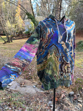 Load image into Gallery viewer, Custom Reverse Geode Hoodie in ‘Abalone’ for Tala
