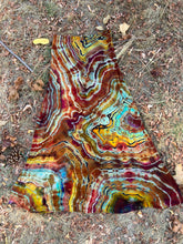 Load image into Gallery viewer, Custom Reverse Geode Maxi Skirt in ‘Boulder Opal’ for Rachael
