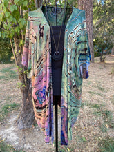 Load image into Gallery viewer, Custom Reverse Geode Kimono in ‘Abalone’ for Denni
